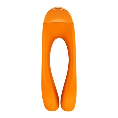 Satisfyer Candy Cane - вібратор на палець Orange - фото