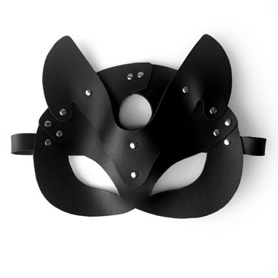 Кожаная маска кошечки Art of Sex Cat Mask черная