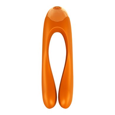 Satisfyer Candy Cane - вібратор на палець Orange - фото