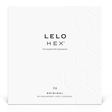 Презервативы LELO HEX Condoms Original 36 Pack (36 шт) - фото
