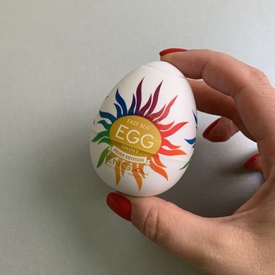 Яйце мастурбатор Tenga Egg EASY BEAT Shiny pride - фото