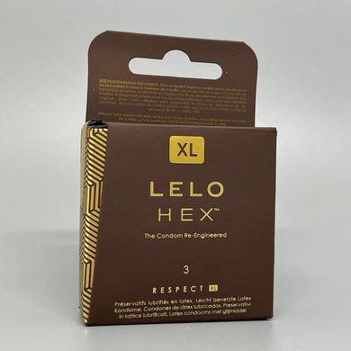 Презервативи LELO HEX Condoms Respect XL 3 Pack (3 шт) - фото