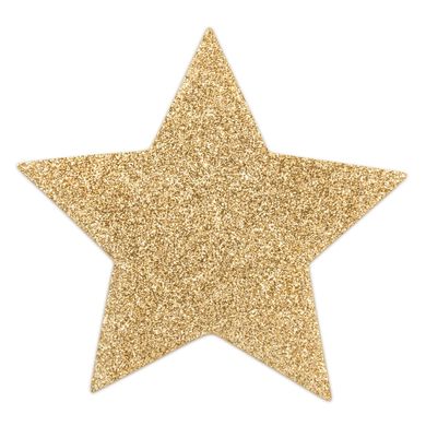 Пестіс-стикини Bijoux Indiscrets Flash Star Gold, наклейки на соски - фото