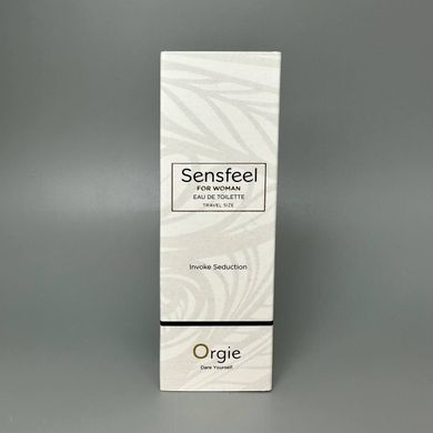 Туалетна вода з феромонами для жінок+афродизіак Orgie SENSFEEL 10 мл - фото