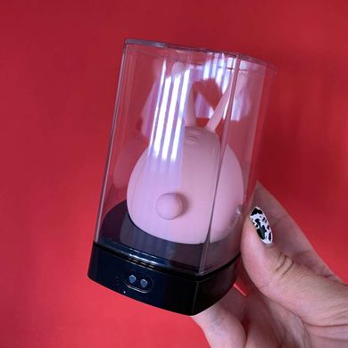 Вакуумный стимулятор клитора с вибрацией KissToy Miss KK Purple - фото