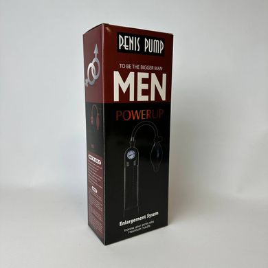 Вакуумна помпа для члена Men Powerup зі стрілковим манометром та ручною «грушею» - фото