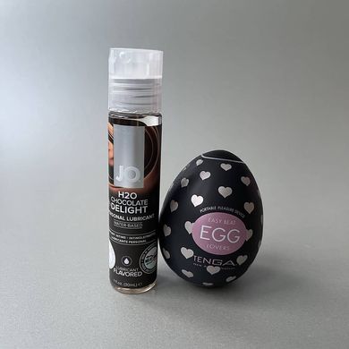 Набор яйцо мастурбатор Tenga Egg Lovers + вкусная смазка System JO мята (30 мл)