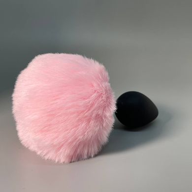 Пробка с хвостиком розовая 3,5см Art of Sex Silicone Rabbit Tail