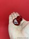Анальна пробка з сердечком Diogol Anni R червоного кольору (2,5 см) - фото товару