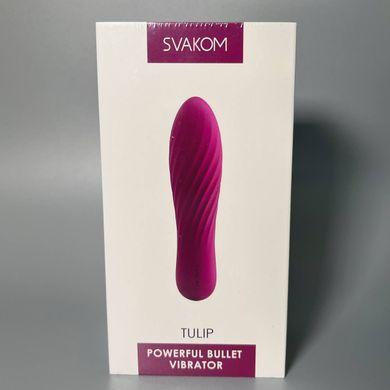 Svakom Tulip Violet - потужний мінівібратор фіолетовий - фото