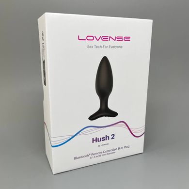 Lovense Hush 2 анальна смарт-вібропробка розмір S - 3,8 см - фото