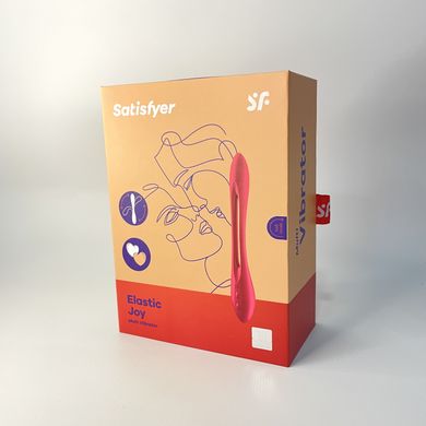 Satisfyer Elastic Joy - мультивибратор для пары Red - фото