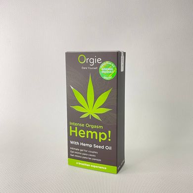 Підсилювач оргазму з маслом канабісу Orgie INTENSE ORGASM HEMP (15 мл) - фото
