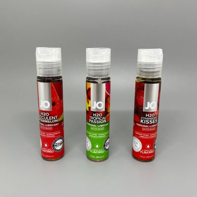 Оральна змазка System JO Flavors Limited Edition Tri-Me Triple Pack - набір фруктових смаків - фото