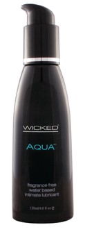 Вагінальна змазка на водній основі WICKED AQUA (120 мл) - фото
