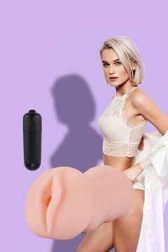 Мастурбатор вагина с вибропулей Dream Toys THE GIRL NEXT DOOR TRACEY - фото