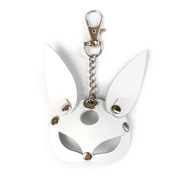 Брелок на карабине для ключей Art of Sex Bunny белый