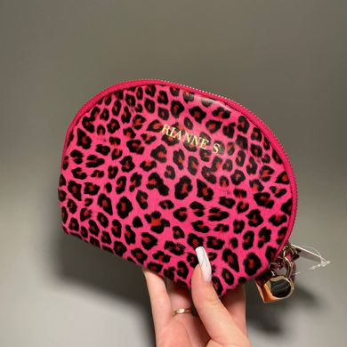 Вибромассажер RIANNE S Lovely Leopard Mini Wand + чехол розовый - фото