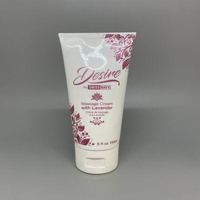 Масажний крем із лавандою Desire by Swiss Navy Massage Cream (150 мл) (срок до 27.06.24) - фото