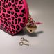 Вібромасажер RIANNE S Lovely Leopard Mini Wand + чохол-косметичка рожевий - фото товару