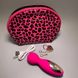 Вибромассажер RIANNE S Lovely Leopard Mini Wand + чехол розовый - фото товара