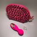 Вібромасажер RIANNE S Lovely Leopard Mini Wand + чохол-косметичка рожевий - фото товару