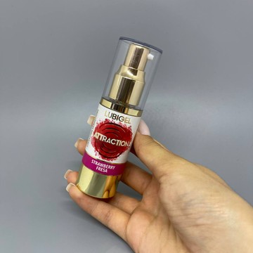 MAI Lubigel - жидкий вибратор со вкусом клубники 30 мл - фото