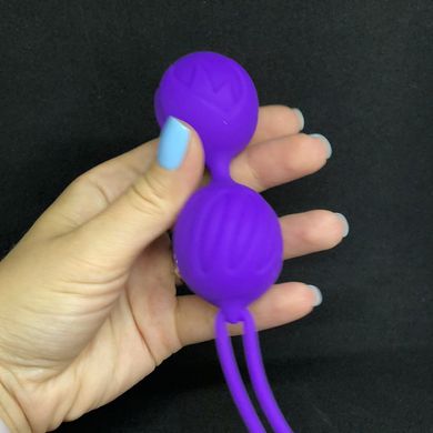 Вагінальні кульки Geisha Lastic Balls - S фіолетові - фото