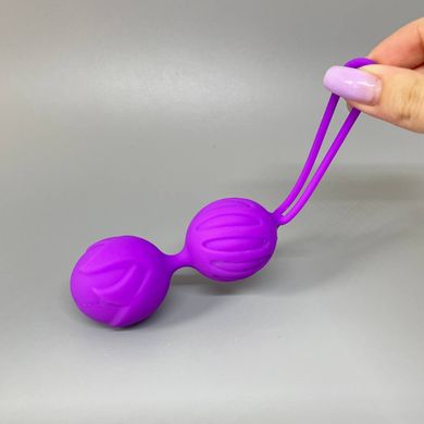 Вагинальные шарики Geisha Lastic Balls - S фиолетовые - фото