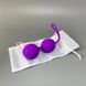 Вагинальные шарики Geisha Lastic Balls - S фиолетовые - фото товара