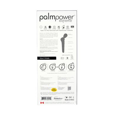 Вібромасажер PalmPower EXTREME чорний - фото