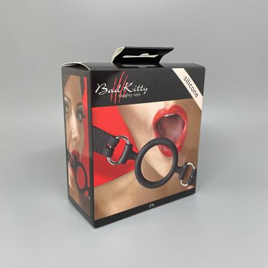 Кляп розширювач з кільцем Bad Kitty Ring Gag чорний 4,5 см - фото