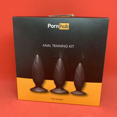 Набір анальних пробок Pornhub Anal Training Kit (3 см, 3,6 см, 4 см) - фото