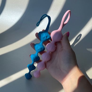 Анальные бусы Satisfyer Beads Colored - фото