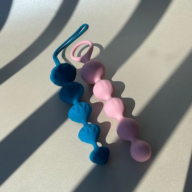 Анальные бусы Satisfyer Beads Colored - фото