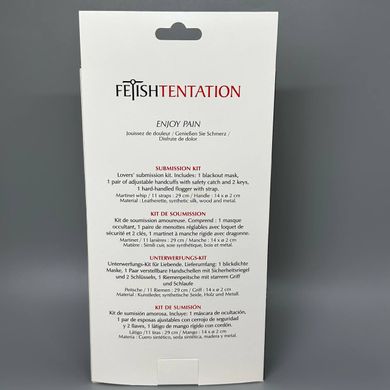 Набор BDSM аксессуаров Fetish Tentation Submission Kit - фото