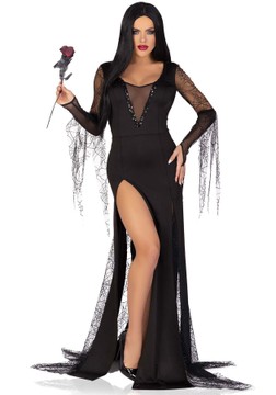 Эротический костюм Аддамс Leg Avenue Sexy Spooky Morticia S