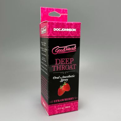 Спрей для глубокого минета Doc Johnson со вкусом клубники (59 мл) - фото