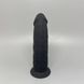 Фалоімітатор чорний Silexd Robby (15 см) - фото товару