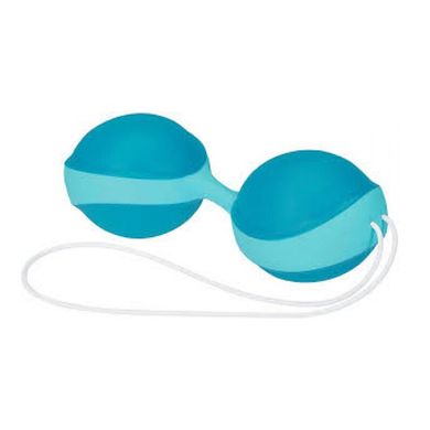 Вагинальные шарики Amor Gym Duo голубые - фото