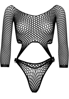 Эротическое боди Leg Avenue Top bodysuit with thong back Black