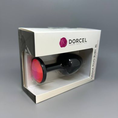 Dorcel Geisha Plug Ruby XL анальна пробка з каменем (4,5 см) - фото