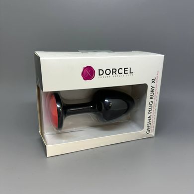 Dorcel Geisha Plug Ruby XL - анальная пробка с камнем (4,5 см) - фото