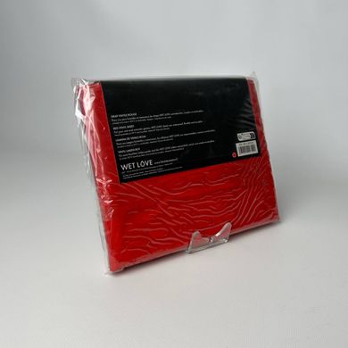 Простынь для БДСМ и массажа Fetish Tentation Wet Love Red 220x200 см красная